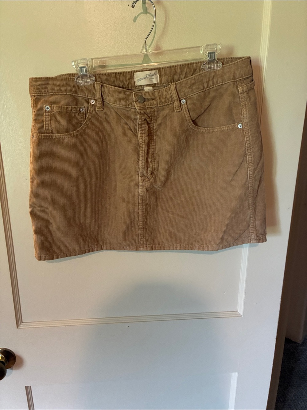 Universal Thread Corduroy Mini Skirt in Brown